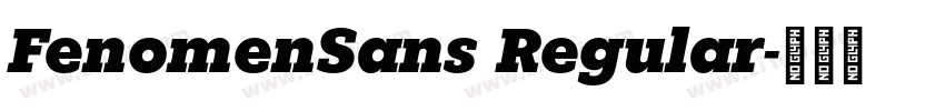 FenomenSans Regular字体转换